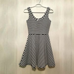 Black and White Stripe Dress
